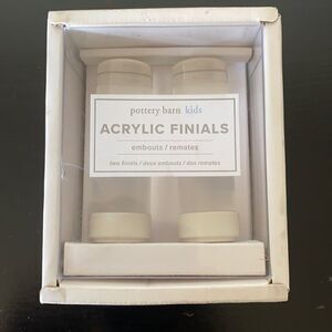 Pottery Barn Kids Acrylic Finials